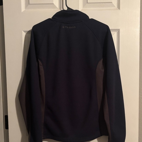 Spyder Men's Navy and Charcoal Ski Jacket - Picture 7 of 10